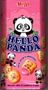 hello panda strawberry cream